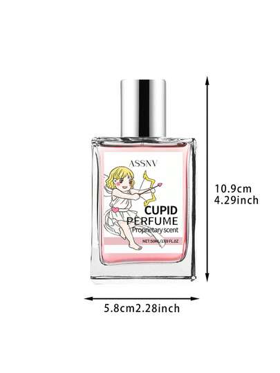 زجاجة واحدة 50 مل، رذاذ عطر كيوبيد، معطر هواء طويل الأمد، رائحة فريدة، بديل علامة تجارية فعال من حيث التكلفة، مناسب للاستخدام في العطلات، قابل للتطبيق في مناسبات متنوعة والاستخدام اليومي، عطر عالي الجودة، يشكل هدية ممتازة