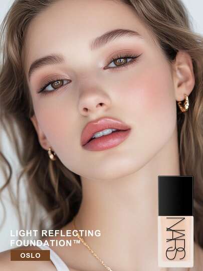 Nars أساس نارس المعكس للضوء - مكياج متطور - أساس هجين للعناية بالبشرة - 30 مل/1 أونصة سائلة #أوسلو-فاتح 1