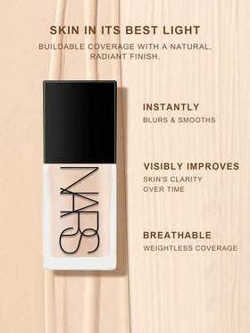 Nars أساس نارس المعكس للضوء - مكياج متطور - أساس هجين للعناية بالبشرة - 30 مل/1 أونصة سائلة #أوسلو-فاتح 1