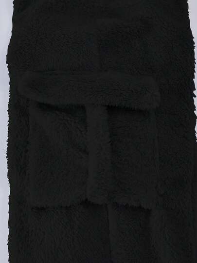SHEIN ChillGRL مجموعة بنطلون وجاكيت بياقة عالية من الفليس الناعم والمريح للفتيات المراهقات، مناسبة للاستخدام اليومي والتنقل والأجواء الكاجوال والعطلات والخروجات والطراز الشارعي، مناسبة للخريف والشتاء