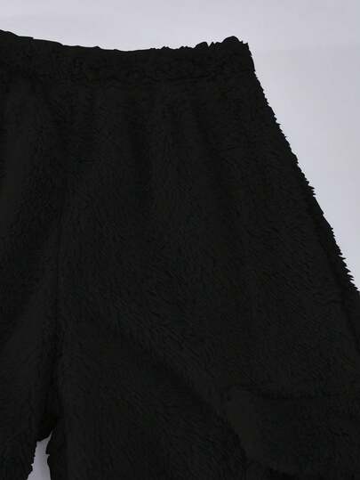 SHEIN ChillGRL مجموعة بنطلون وجاكيت بياقة عالية من الفليس الناعم والمريح للفتيات المراهقات، مناسبة للاستخدام اليومي والتنقل والأجواء الكاجوال والعطلات والخروجات والطراز الشارعي، مناسبة للخريف والشتاء
