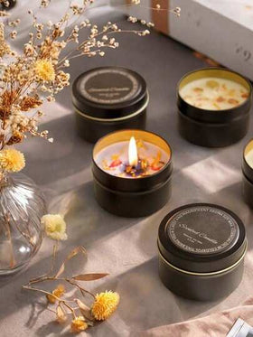 مجموعة شموع معطرة، مناسبة كهدية للعائلة والأصدقاء والنساء والأمهات والصديقات والزوجات، متعددة النكهات، أوعية شموع ذات رائحة عطرية ملونة، شموع معطرة خالية من الدخان، عيد الميلاد، العام الجديد، ديكور المنزل، ديكور الغرفة، مجموعة هدايا تذكارية (التغليف والطر