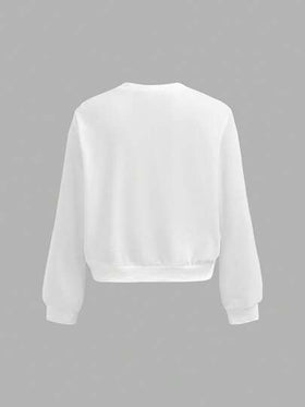 SHEIN Explorewe مجموعة هودي بأكمام طويلة ذات طباعة البورتريه وبنطال كارجو ذو طبعات التمويه 2 قطعة, بأسلوب شارع مريح للفتيات المراهقات، مناسب للمدرسة والسفر والخروجات في فصل الخريف والشتاء