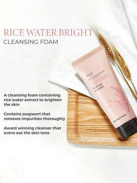 The Face Shop 50 جرام/1.764 أونصة غسول وجه رغوي لطيف، رغوة غنية، تنظيف عميق، منعش وناعم، مناسب لجميع أنواع البشرة، مستحضرات تجميل كورية