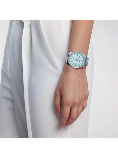 Casio ساعة كاسيو رجالية للملابس الرسمية، قطر 44.2 مم، قرص أزرق، سوار من الفولاذ المقاوم للصدأ مطلي بالأيون، إبزيم قابل للطي، عقارب تناظرية كوارتز، زجاج معدني، طراز أعمال MTP-1302DA-2A2V