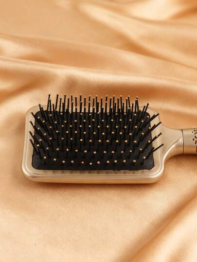 Brodark 5 قطع مجموعة فرشاة أسطوانية ذات وسادة ذهبية تشمل 2 ربطة شعر ذهبية، مناسبة للرجال والنساء للاستخدام اليومي