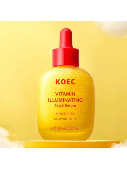 KOEC جوهر مضيء بالفيتامينات - جوهر مضيء بالنياسيناميد، يرطب ويكسب البشرة نضارة، يقلل من التصبغات