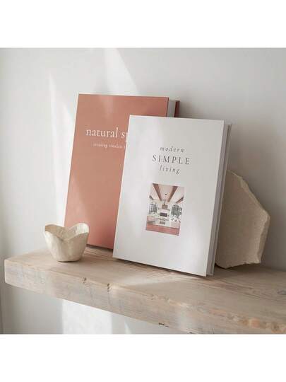 كتب زخرفية مزيفة بطراز بوهيمي - كتب مزيفة ديكورية ذات تصميم بسيط وحديث، مناسبة لتزيين طاولات غرفة المعيشة، ديكور المنزل في مناسبات عيد الميلاد وعيد الشكر، تتناسب مع الأسلوب الحياتي الحديث والبسيط، ديكور موسمي، جاذبية ريفية، غلاف نسيجي، للعشاق الكتب، خيار