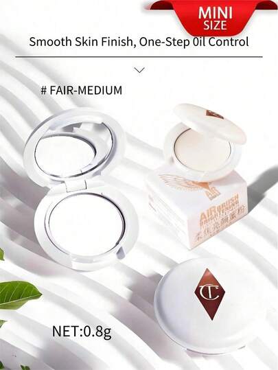 Charlotte Tilbury 0.8 جرام بودرة ناعمة مشرقة - ضوء القمر الأبيض، حجم صغير