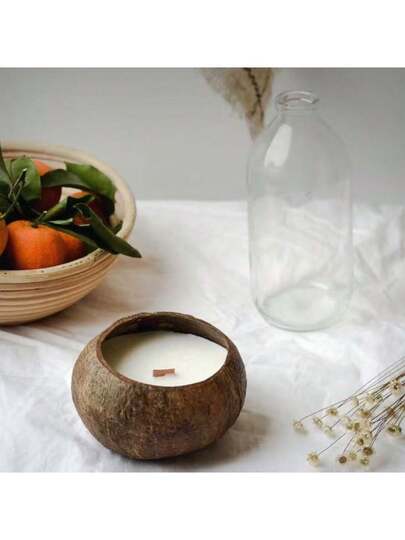 شمعة معطرة من قشر جوز الهند الطبيعي - ديكور المنزل، شمعة العلاج بالروائح للتأمل/اليوغا/الاسترخاء، هدية مثالية للأصدقاء، شمعة عيد الميلاد/العطلات/الذكرى السنوية، ديكور المنضدة والغرفة، إكسسوار التصوير، هدية مفاجئة