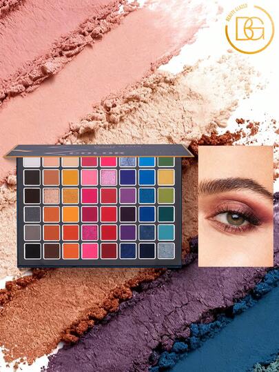 beauty glazed 48 ظلال عيون مطفية ولؤلؤية: ألوان أرضية، مناسبة لمكياج المسرح، مكياج الأطفال، مكياج الأزياء، مكياج هالوين وعيد الميلاد