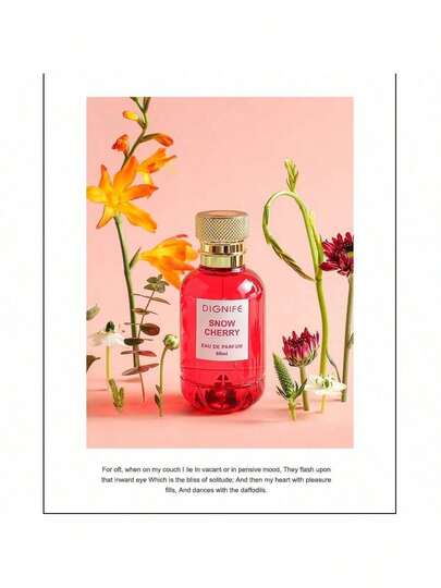 عطر زهر الكرز الجديد، قمر الثلج، زهر الكرز المفقود، زهر الكرز الحلو، طالبة صغيرة، عطر نسائي مثابر 60مل، نكهة زهرية، ضروري للمواعدة، رذاذ عطر نسائي