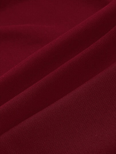 ROMWE بلوزة نسائية بأكمام واسعة وطويلة من الشبك بلون أحادي، مناسبة للارتداء اليومي
