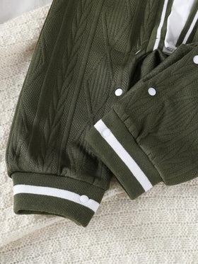 SHEIN جمبسوت رضيع ولد جديدة بطراز جنتلمان خريفي 2 في 1