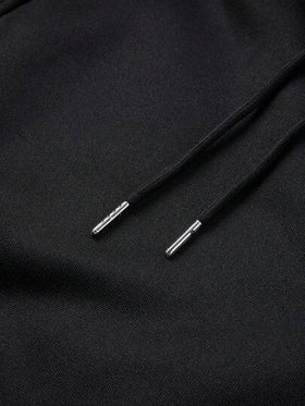 Manfinity Sport Corelite معطف رياضي مطبوع مبطن حراري بقلنسوة، شتوي للرجال