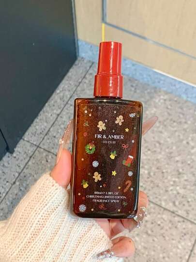 1 قطعة عبوة رذاذ عطر سعة 100 مل من سلسلة الإصدار المحدود لعيد الميلاد، عطور عالية الجودة، مزيج مميز للعطور الفاخرة الدائمة للنساء، سعة كبيرة، رائحتان مختلفتان، أفضل خيار هدية لتعزيز الرائحة والتعطير في أي مناسبة