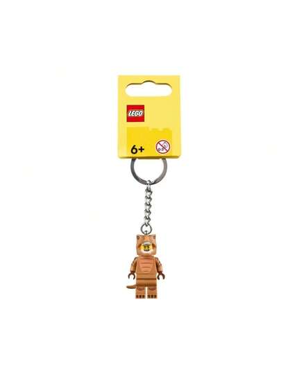 LEGO سلسلة مفاتيح دمية ليغو 854317 على شكل زي تمساح، هدية للأطفال، مجموعة تعليقات