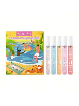 مجموعة رذاذ العطر، رائحة زهرية طويلة الأمد، جاذبية لا تقاوم، عطر طبيعي وطويل الأمد، مهدئ ومريح، يخفف التوتر والقلق، يوازن المشاعر، يخلق جوًا رومانسيًا ومنسجمًا.