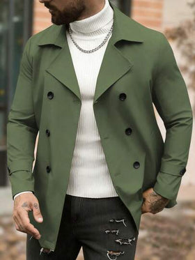 Manfinity Homme بلوزة رياضية طويلة الأكمام أحادية اللون بتصميم بسيط للرجال