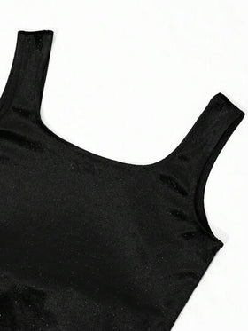 SHEIN فستان فتاة فينتاج، فستان بدون أكمام وظهر مكشوف بفيونكة، فستان حفلة تنكرية في عيد الحب، فستان رأس السنة الجديدة
