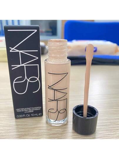 NARS أساس طويل الأمد مشرق - مكياج فاخر وعناية بالبشرة 2 في 1 ميني #-L1.5