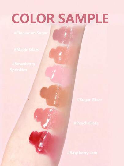 Laneige سيروم شفاه ملون بالزجاج 12 جرام، فرشاة سيليكون بشكل دونات، مرطب وشفاف، منتفخ ومغذي، له تأثير شفاف كالزجاج بلون عاري، تشطيب مكياج كوري