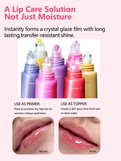 Laneige 10 جرام بلسم شفاه مزود بجوهر مرطب، غير لزج ومغذي، زيت شفاه فاكهي، يخلق تأثير بشرة زجاجية لامعة، مظهر مكياج كوري مشرق