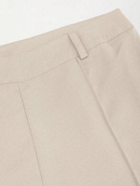 SHEIN Unity بنطلون نسائي كاجوال مستقيم الساق بلون أحادي