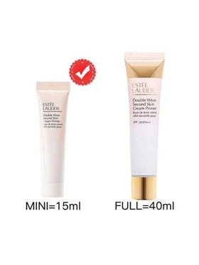 Estée Lauder إستي لودر بريمر ميني دبل وير 15مل / ملمس ناعم كالحرير / يقلل من التجاعيد والمسام والعيوب / هذا البوليمر الجديد الناعم يشكل طبقة شفافة مرنة لتحسين نعومة البشرة والتجانس [تغليف عشوائي (نمطان)]