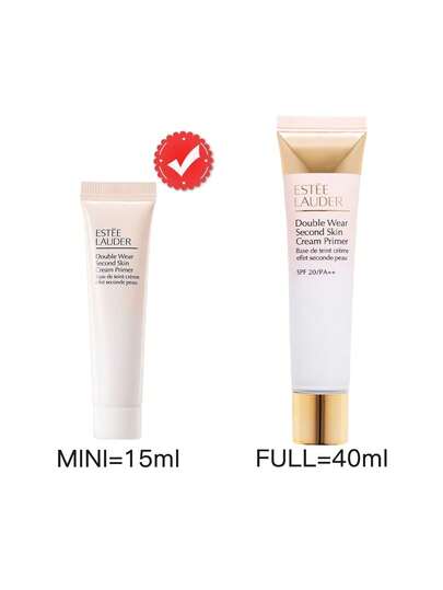 Estée Lauder إستي لودر بريمر ميني دبل وير 15مل / ملمس ناعم كالحرير / يقلل من التجاعيد والمسام والعيوب / هذا البوليمر الجديد الناعم يشكل طبقة شفافة مرنة لتحسين نعومة البشرة والتجانس [تغليف عشوائي (نمطان)]