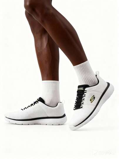 Skechers أحذية رياضية كاجوال للرجال، أحذية رياضية خفيفة وراحة للاستخدام اليومي والسفر، 8790258-WBK