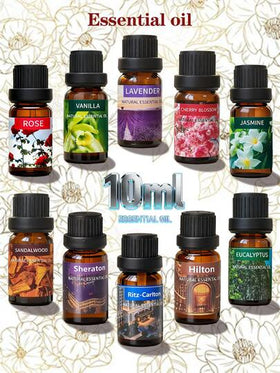10 مل من زيت العطور الأساسي للعلاج بالروائح، عطر قابل للذوبان في الماء، يخفف التعب وينعش الهواء
