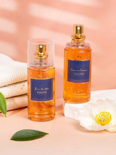 زجاجة عطر بخاخ بدون لهب 88مل، رائحة طويلة الأمد، طازجة وأنيقة، استخدام متعدد الأغراض، هدية مثالية للأصدقاء والعائلة
