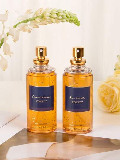 زجاجة عطر بخاخ بدون لهب 88مل، رائحة طويلة الأمد، طازجة وأنيقة، استخدام متعدد الأغراض، هدية مثالية للأصدقاء والعائلة