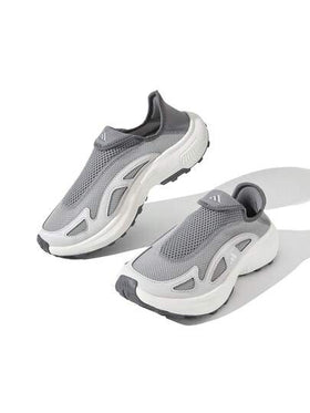 Adidas أحذية جري شبكية قابلة للانزلاق، متنفسة، مناسبة للجنسين