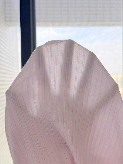 SHEIN قميص كاجوال بأكمام طويلة وياقة طاقم للبنات المراهقات، بتصميم ضيق مريح من الأقمشة المحبوكة بشكل ملائم وبألوان سادة