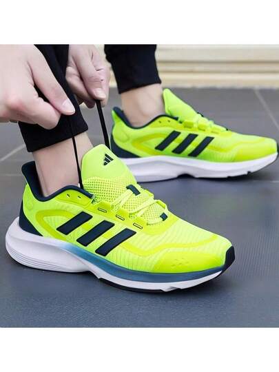 Adidas أحذية رياضية جديدة للرجال والنساء، خفيفة الوزن، شبكية، قابلة للتنفس وامتصاص الصدمات