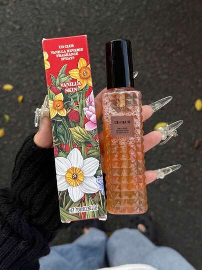 قطعة واحدة، رذاذ عطري 100 مل، عطر زهري وفاكهي، عطر دائم، رذاذ عطري خالي من الكحول، رذاذ تنشيط الجسم للنساء للسفر، مناسب لتعطير المنزل والملابس، هدية مثالية للعطلات