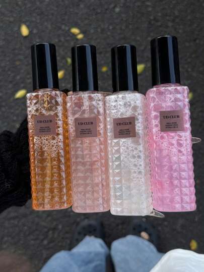 قطعة واحدة، رذاذ عطري 100 مل، عطر زهري وفاكهي، عطر دائم، رذاذ عطري خالي من الكحول، رذاذ تنشيط الجسم للنساء للسفر، مناسب لتعطير المنزل والملابس، هدية مثالية للعطلات