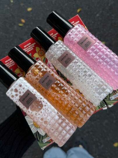 قطعة واحدة، رذاذ عطري 100 مل، عطر زهري وفاكهي، عطر دائم، رذاذ عطري خالي من الكحول، رذاذ تنشيط الجسم للنساء للسفر، مناسب لتعطير المنزل والملابس، هدية مثالية للعطلات