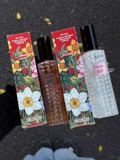 قطعة واحدة، رذاذ عطري 100 مل، عطر زهري وفاكهي، عطر دائم، رذاذ عطري خالي من الكحول، رذاذ تنشيط الجسم للنساء للسفر، مناسب لتعطير المنزل والملابس، هدية مثالية للعطلات