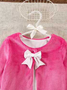 Elladie kids معطف مطبوع أنيق للفتيات من عمر 4-7 سنوات للخريف/الشتاء، مناسب للمدرسة والعطلات والسفر والأنشطة الخارجية والعودة إلى المدرسة
