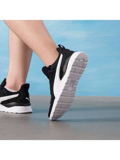 Puma أحذية بوما أنزارون لايت كاجوال كلاسيكية متعددة الاستخدامات ذات قماش عالي الجودة وأعلى منخفض 371128-02
