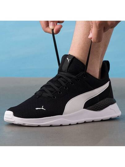 Puma أحذية بوما أنزارون لايت كاجوال كلاسيكية متعددة الاستخدامات ذات قماش عالي الجودة وأعلى منخفض 371128-02