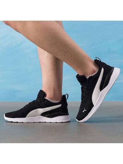 Puma أحذية بوما أنزارون لايت كاجوال كلاسيكية متعددة الاستخدامات ذات قماش عالي الجودة وأعلى منخفض 371128-02