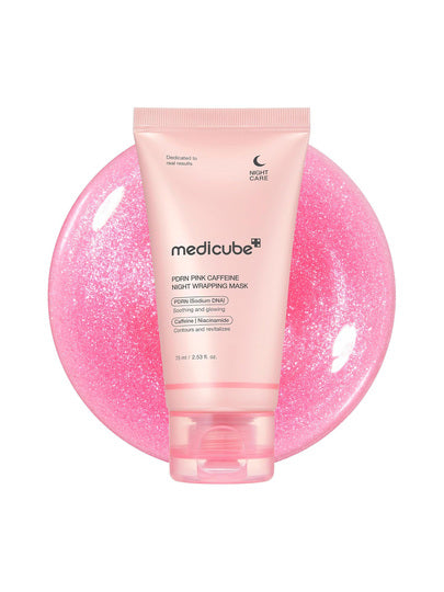 Medicube قناع ليلي وردي بالكافيين 75 مل