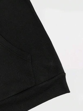 Manfinity Sport Corelite معطف رياضي مطبوع مبطن حراري بقلنسوة، شتوي للرجال