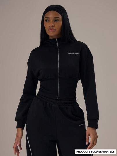 Musera Sport ملابس علوية رياضية مع سحاب وخصر مشدود، ملابس رياضية شتوية للتمارين الرياضية والجيم