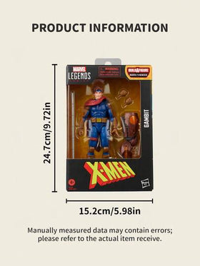 Hasbro سلسلة Marvel Legends شخصية عمل - X-Men Gambit شخصية عمل 6 بوصة، هدية مفاجأة للأطفال، لعبة بطل خارق، هدية عيد ميلاد، هدية للمعجبين، هدية للمعجبين