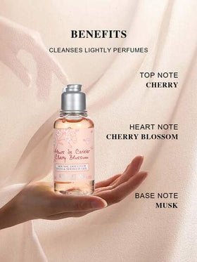 زيت استحمام اللوز وجل استحمام زهر الكرز من L'Occitane (جل استحمام 35مل*2 وزيت استحمام 35مل*2) - 1.18